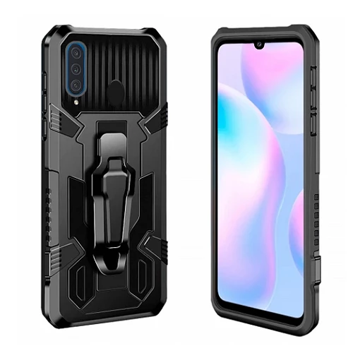 Samsung Galaxy A20s Anti-shock Case with Magnet and Clip Holder