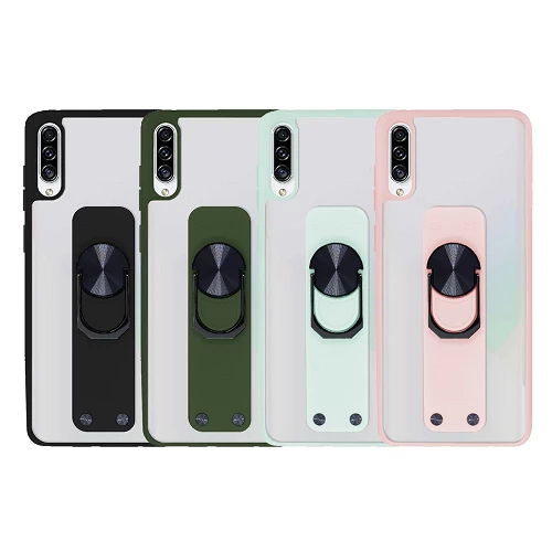Gel Bracket Samsung Galaxy A20/A30/A50 Magnet Case with Ring Support 4-Colors