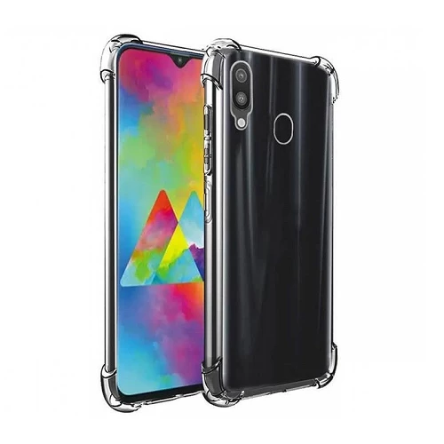 Shockproof Samsung Galaxy A20E Transparent Gel Case with Reinforced Corners