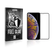 Cristal templado Full Glue 5D Iphone Xs Max Protector de Pantalla Curvo Negro