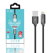 Cable BWOO X131 con Luz Led 2.4A - Lightning 2 Colores