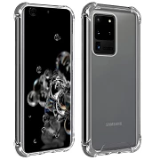 Antigolpe Samsung Galaxy S20 Ultra Gel transparente com cantos reforçados