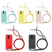Funda suave con Cordón Xiaomi Redmi 8/8A 5-Colores