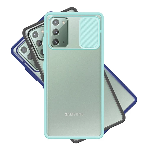 Funda Gel Samsung Galaxy Note 20 con cámara Cubierta Deslizante