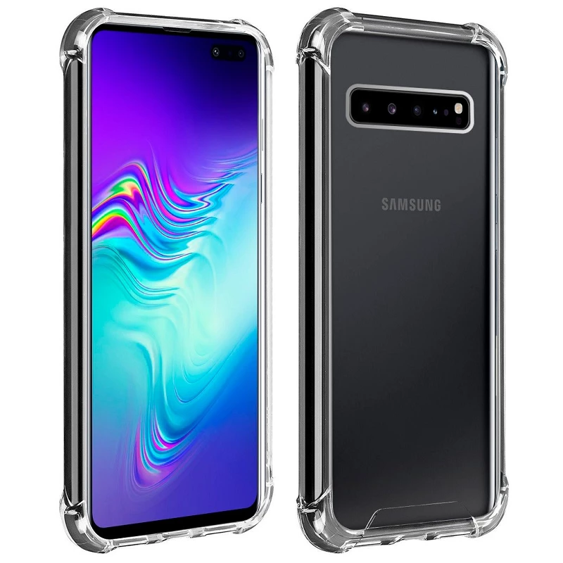 Funda Antigolpe Samsung Galaxy S10 5G Gel Transparente con esquinas Reforzadas