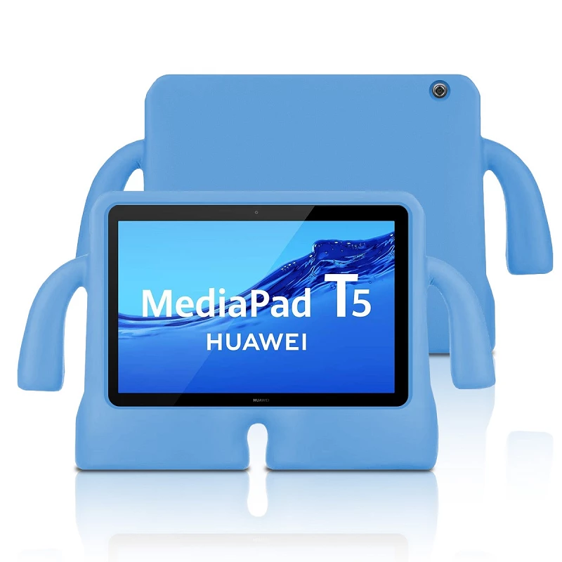Funda Antigolpe Huawei T5 10.1"  Silicona Reforzada para niños, disponible en 2 colores