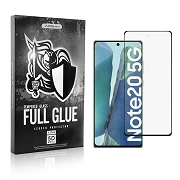 Cristal templado Full Glue 5D Samsung Galaxy Note 20 Protector de Pantalla Curvo Negro