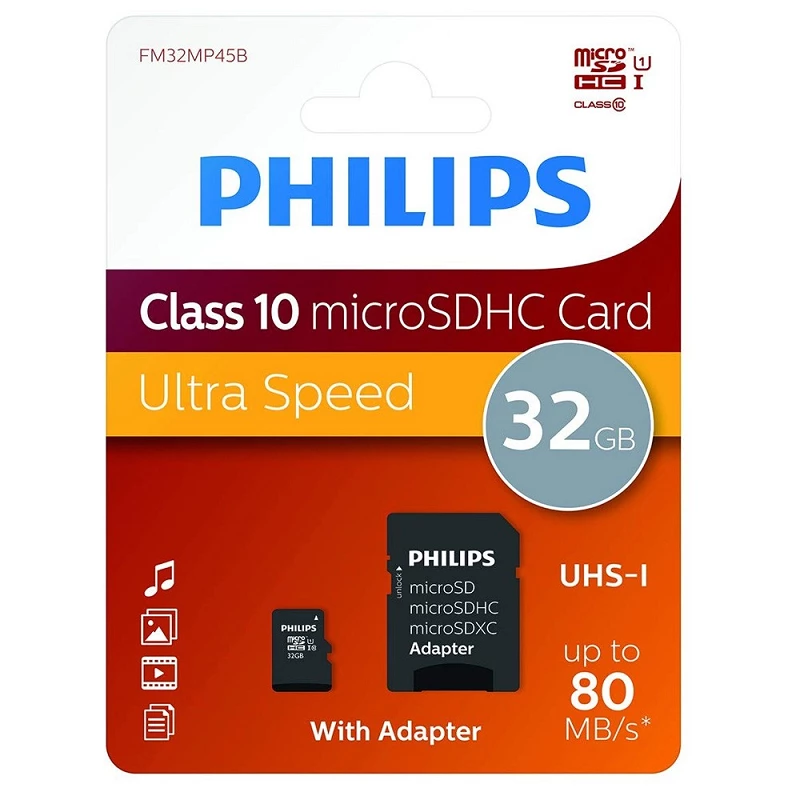 Tarjeta microSD Philips 32GB Class10
