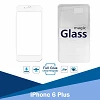 Cristal templado Full Glue iPhone 6 Plus Protector de Pantalla Blanco