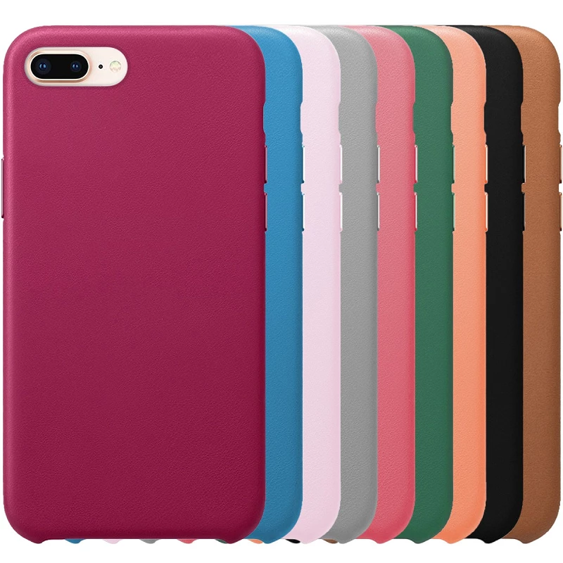Funda Leather Piel Compatible con IPhone 7/8 Plus 9-Colores