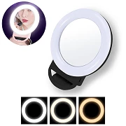 Mini-Ring Light with Mirror...