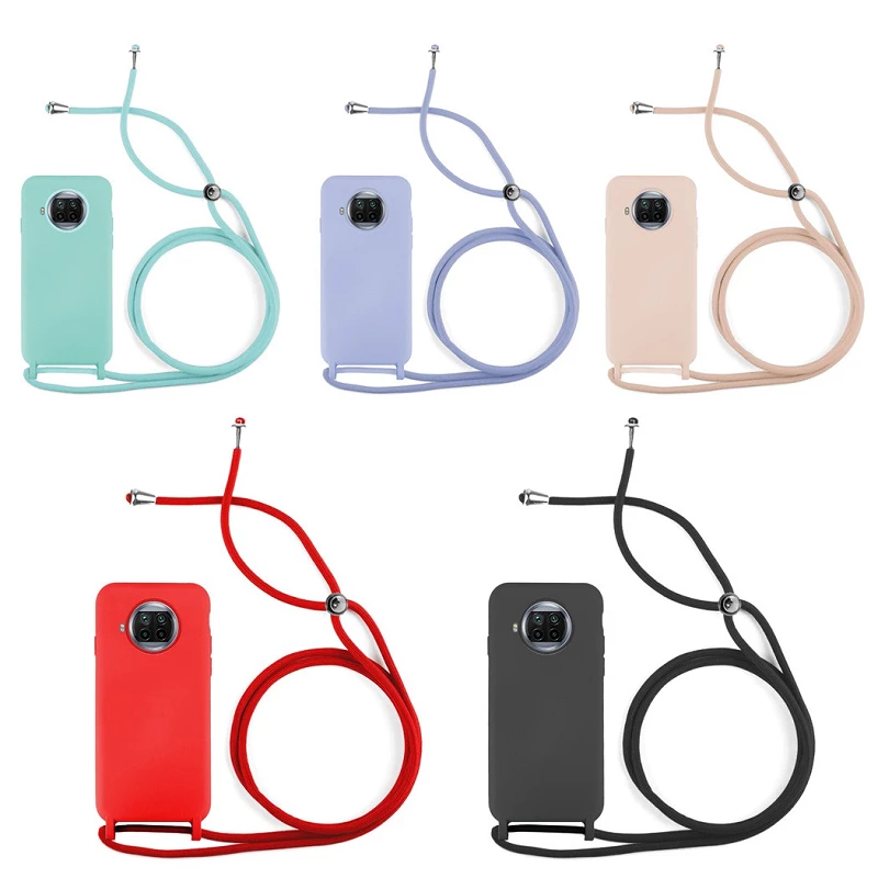 Funda suave con Cordón Xiaomi Mi 10 T Lite 7-Colores