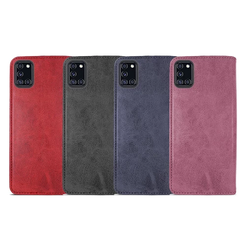 Cover with Card Holder Samsung Galaxy A31 Leatherette - 4 Colors