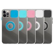 iPhone 12 Pro 透明保护壳带环和相机盖 5 色